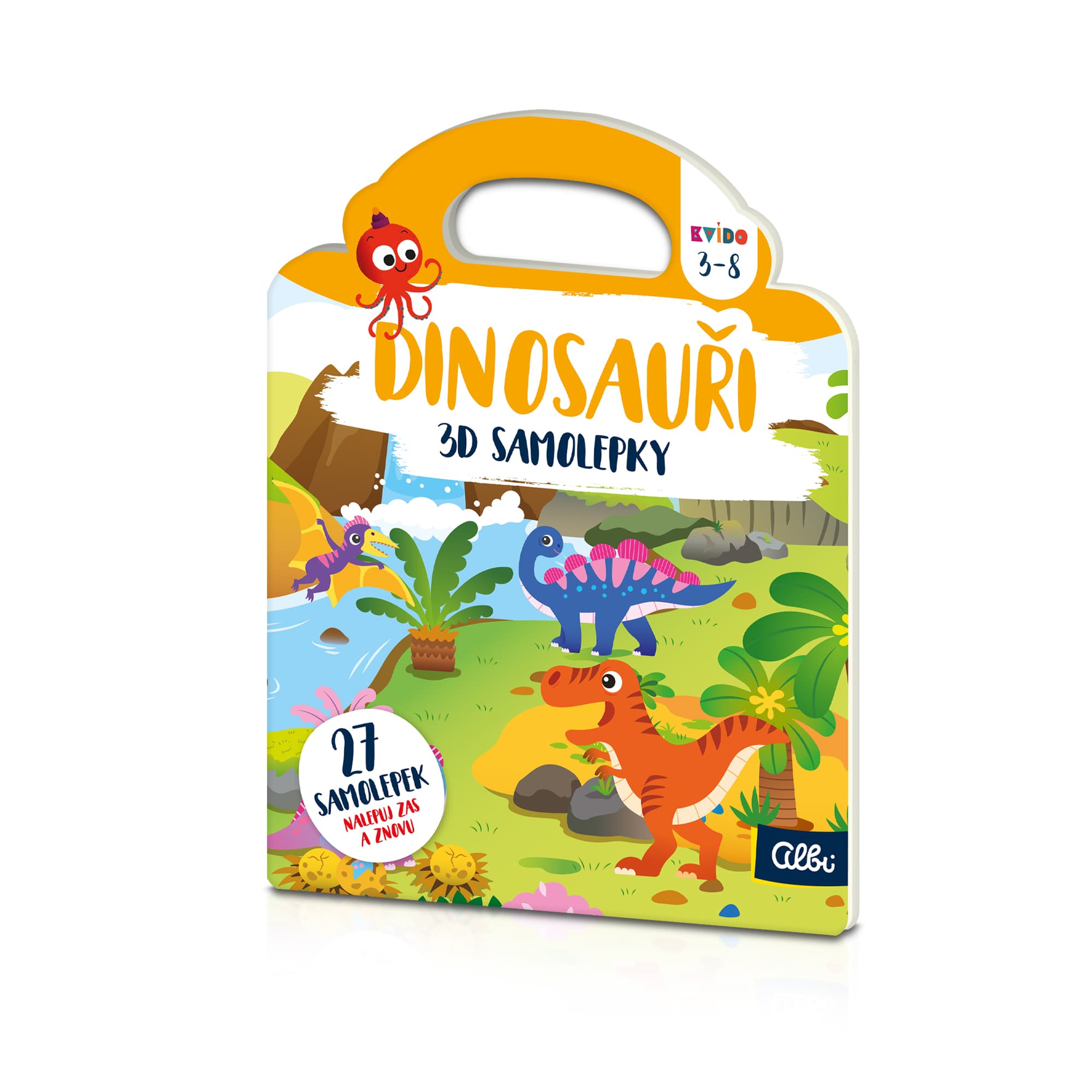 3D samolepky: Dinosauři - Kvído