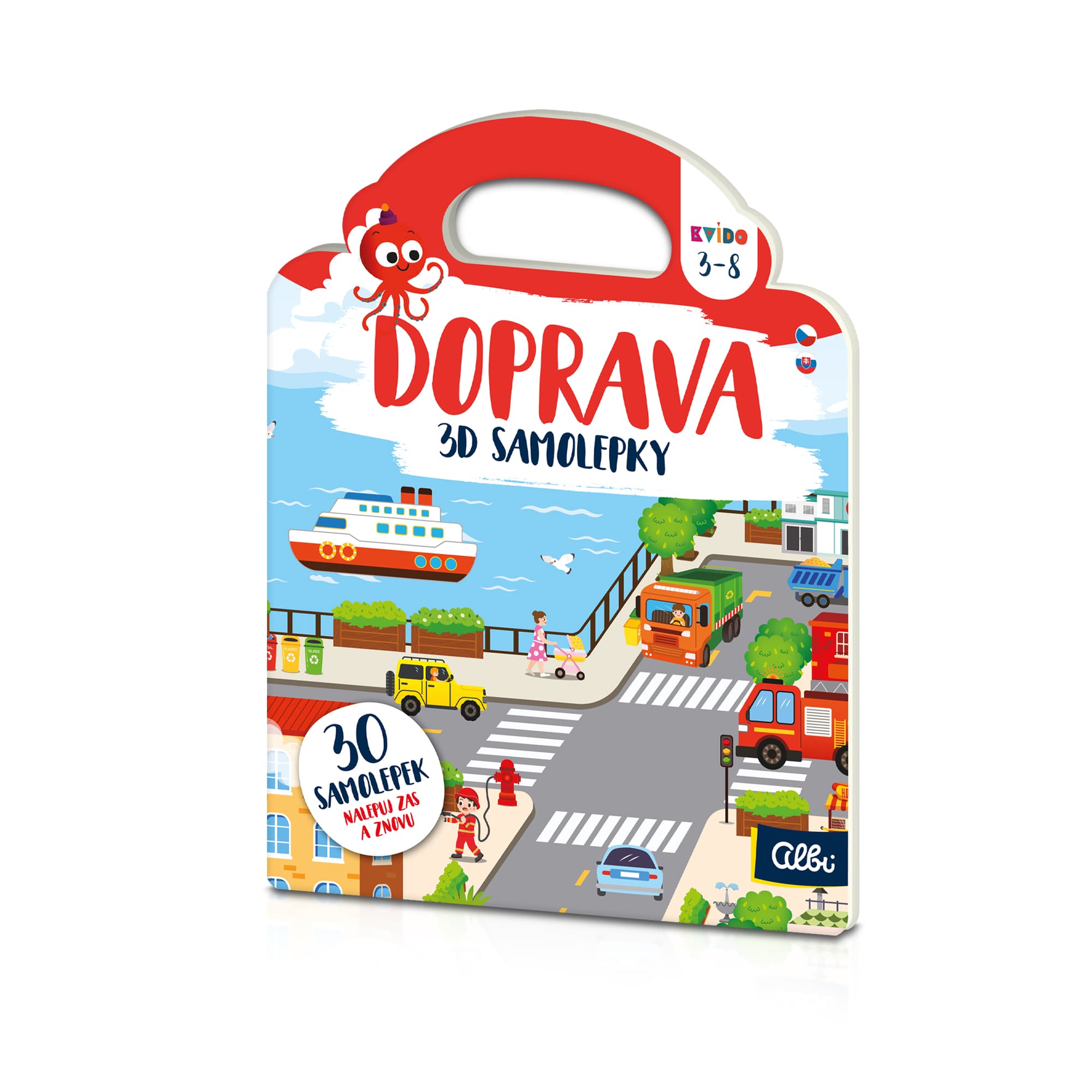 3D samolepky: Doprava - Kvído